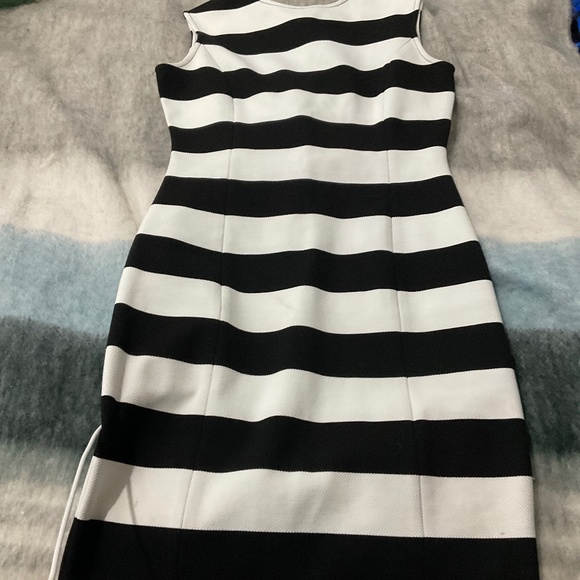 ,Michael Kors black and white stripe dress (XS) - Picture 1 of 3